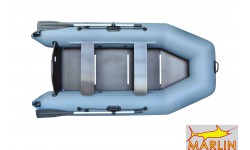 Надувная лодка ПВХ Marlin 290SL (серый)