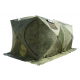 Палатка зимняя Стэк Куб-3 ДУБЛЬ (трехслойная, дышащая, камуфляж, москитная сетка)