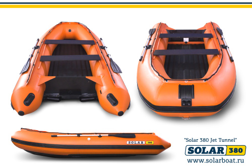 Лодка ПВХ Solar ( Солар ) 380 Jet Tunnel